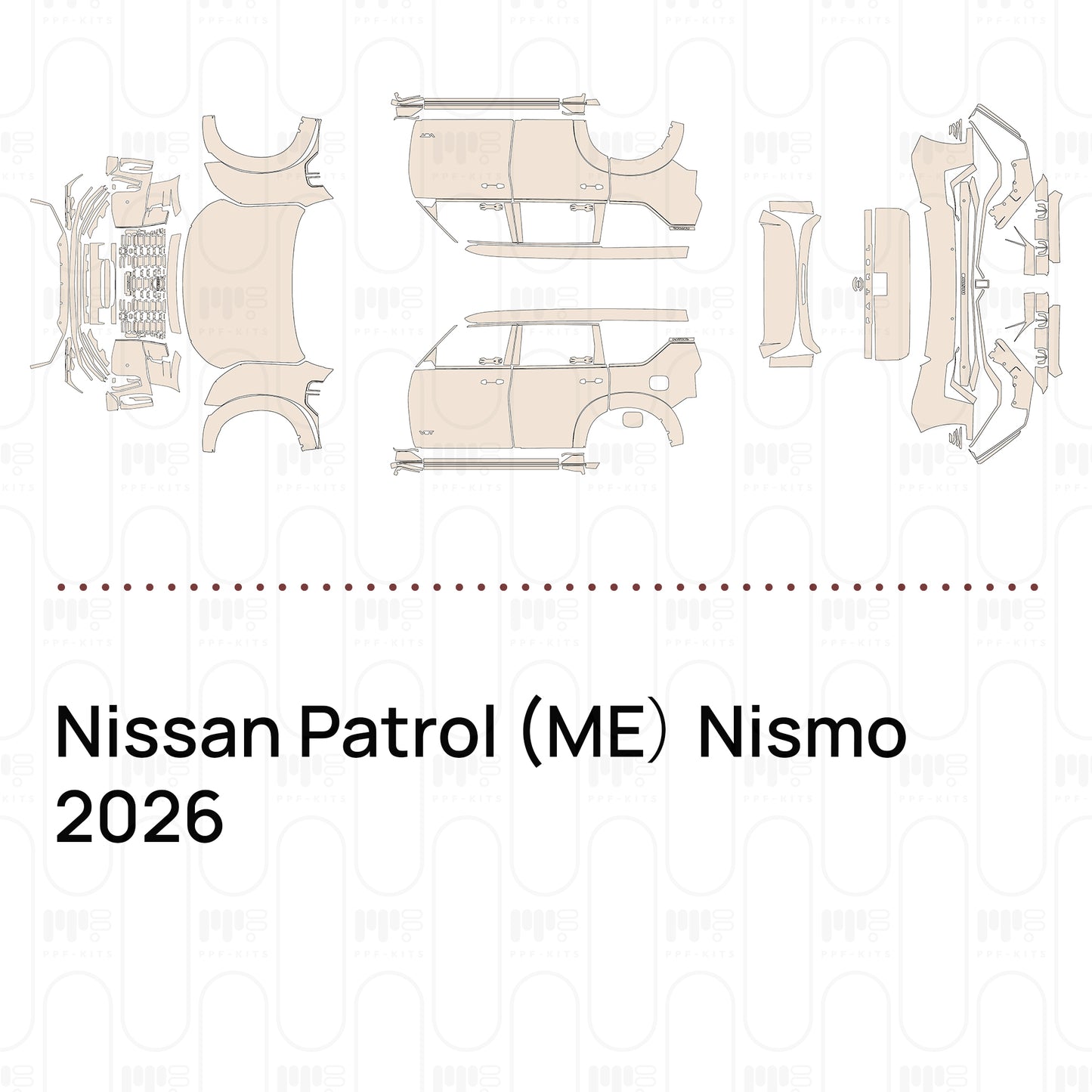 Pre-Cut PPF Nissan Patrol (ME） Nismo 2026