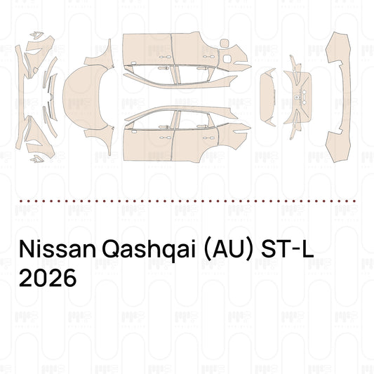Pre-Cut PPF Nissan Qashqai (AU) ST-L 2026