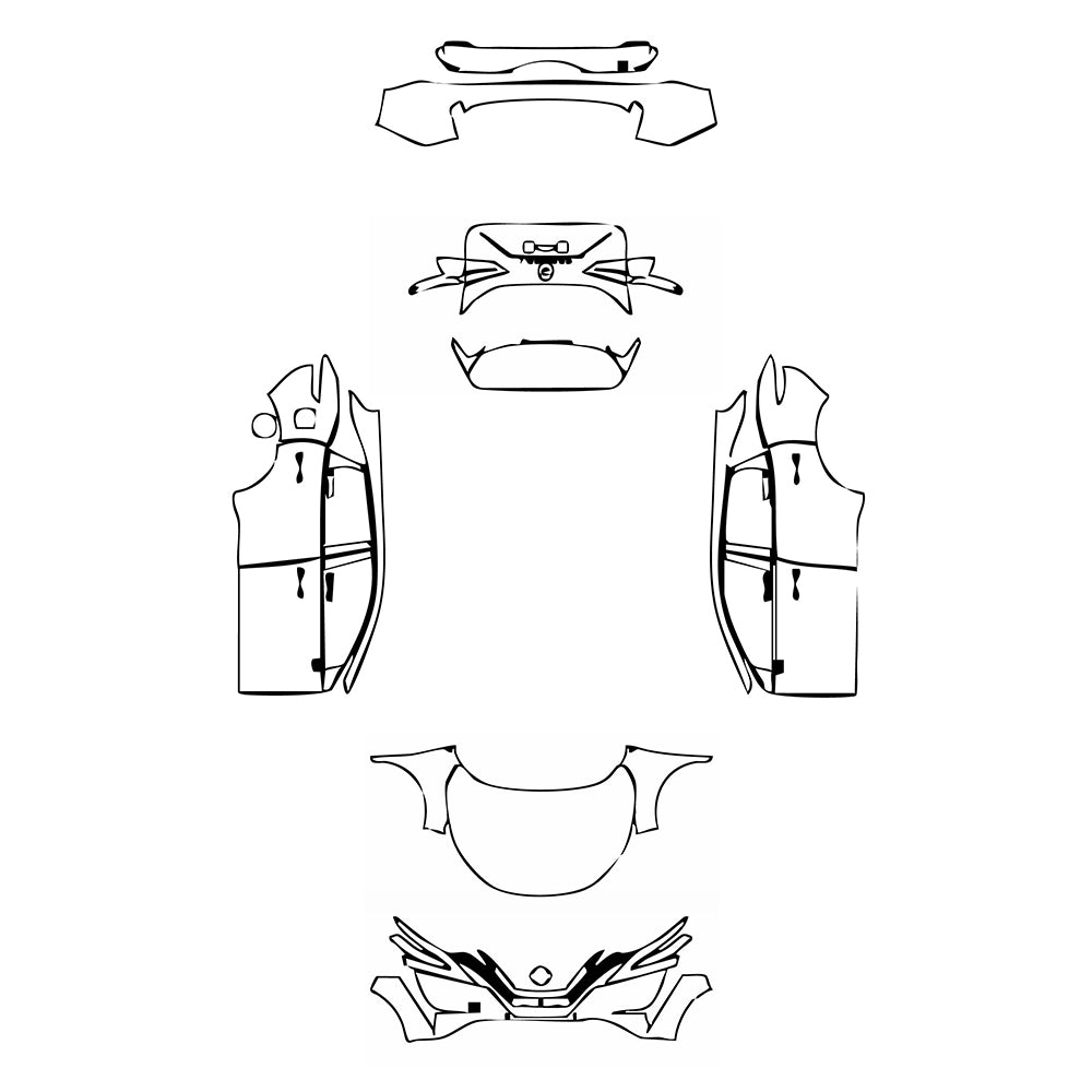 Pre-Cut PPF Nissan Qashqai (CN) 2024 - PPF-Kits