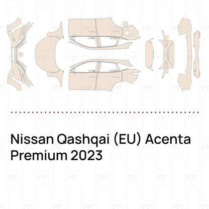 Pre-Cut PPF Nissan Qashqai (EU) Acenta Premium 2023