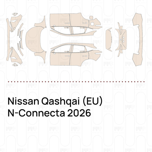 Pre-Cut PPF Nissan Qashqai (EU) N-Connecta 2026