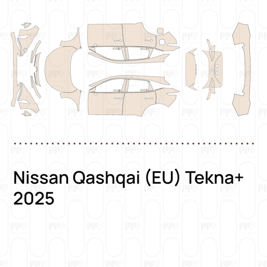Pre-Cut PPF Nissan Qashqai (EU) Tekna+ 2025