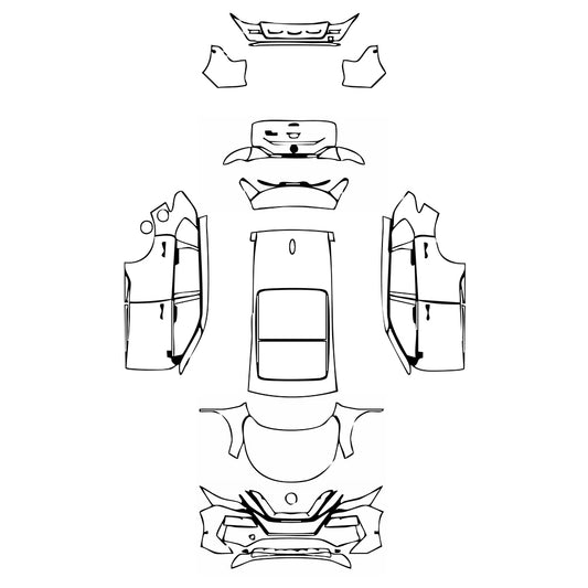Pre-Cut PPF Nissan Rogue Platinum 2021 - PPF-Kits