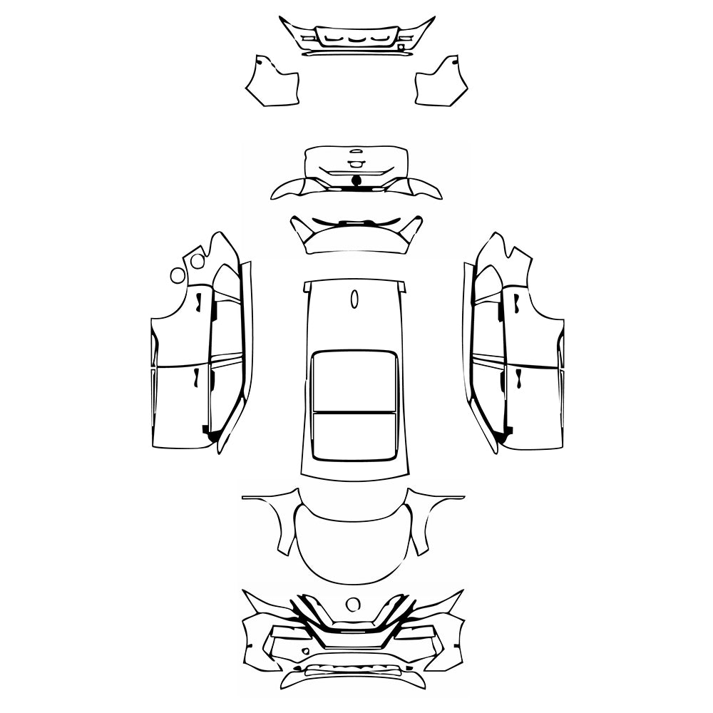 Pre-Cut PPF Nissan Rogue S 2021 - PPF-Kits