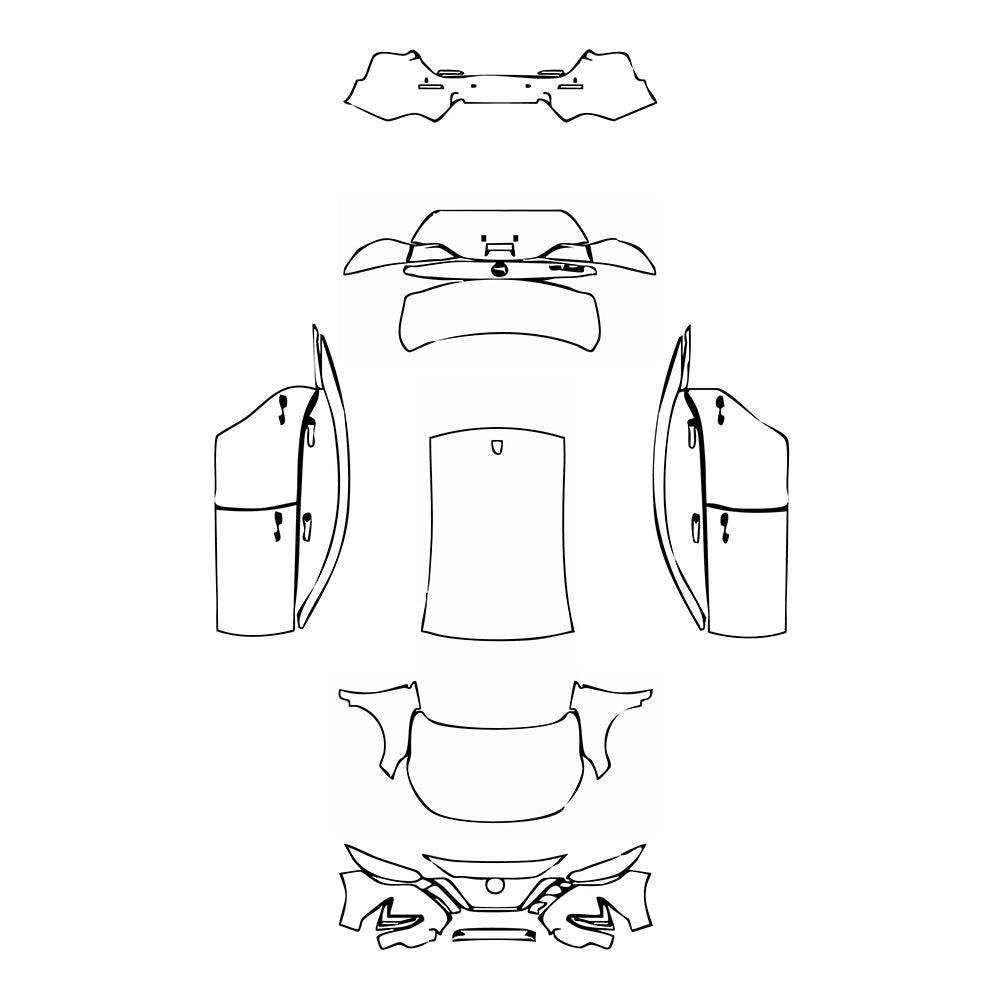 Pre-Cut PPF Nissan Sentra (US) SR 2020 - PPF-Kits