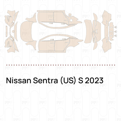 Pre-Cut PPF Nissan Sentra (US) S 2023