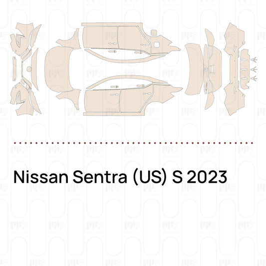 Pre-Cut PPF Nissan Sentra (US) S 2023