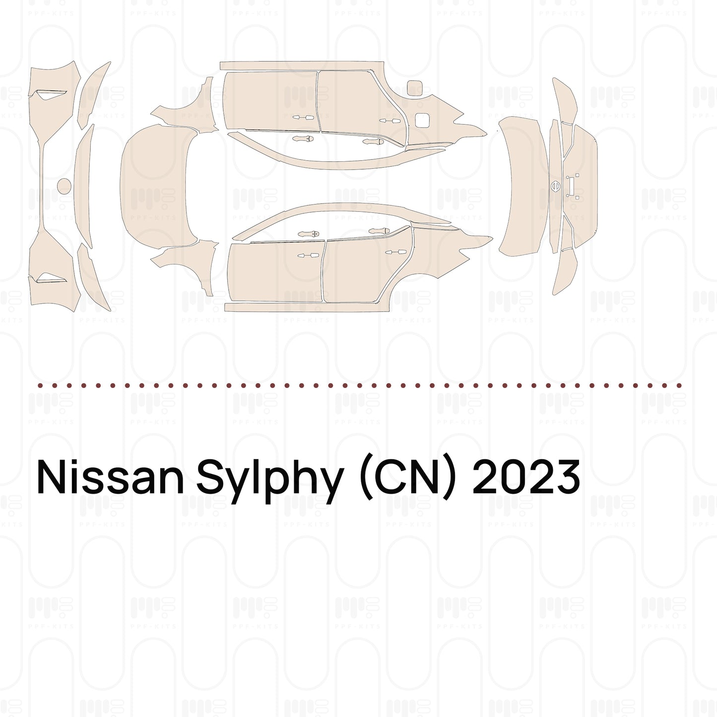 Pre-Cut PPF Nissan Sylphy (CN) 2023
