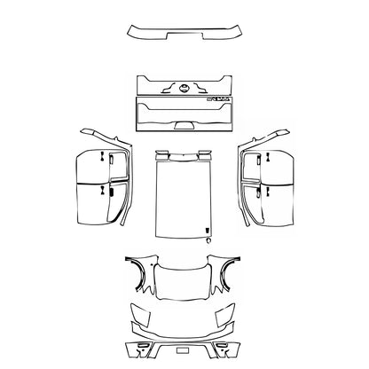 Pre-Cut PPF Nissan Titan Crew Cab Platinum 2021 - PPF-Kits