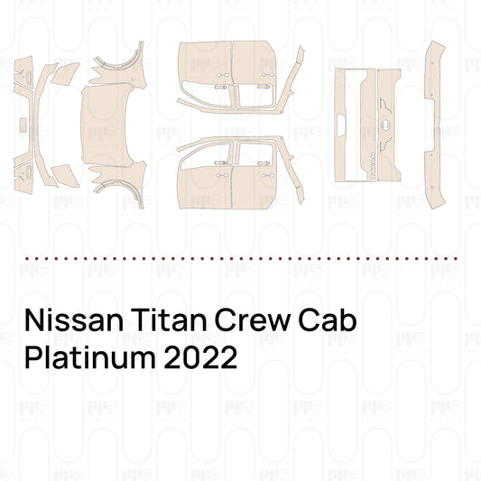 Pre-Cut PPF Nissan Titan Crew Cab Platinum 2022