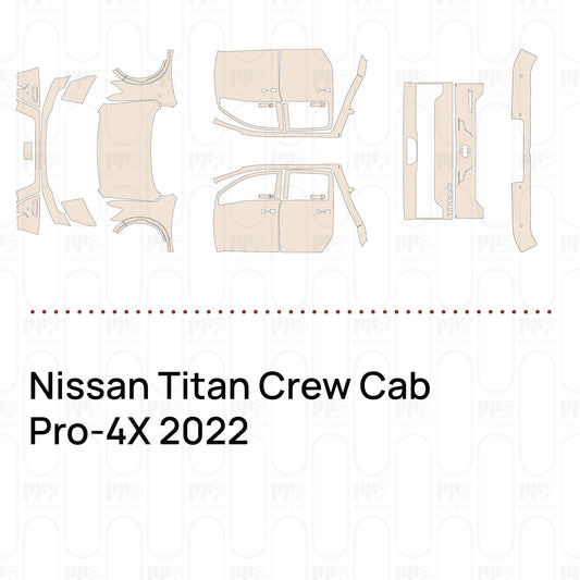 Pre-Cut PPF Nissan Titan Crew Cab Pro-4X 2022
