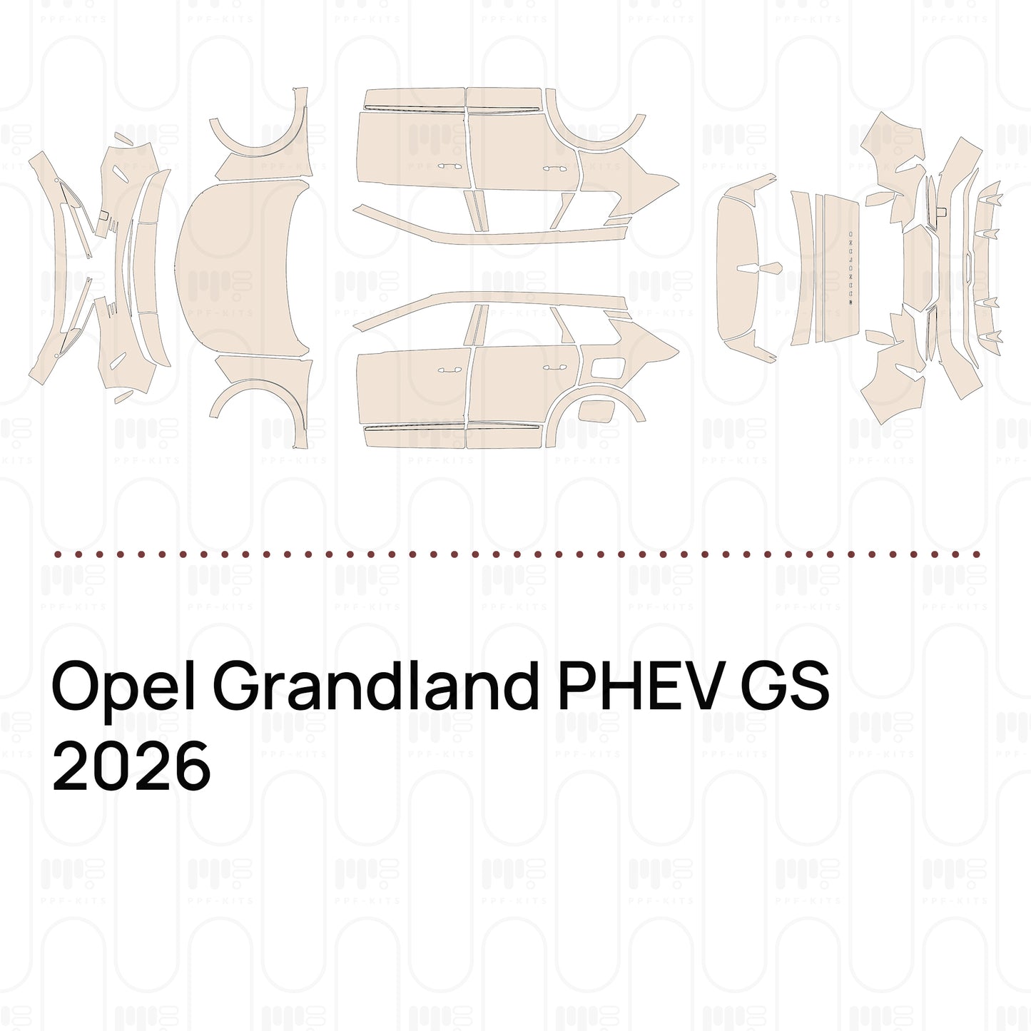 Pre-Cut PPF Opel Grandland PHEV GS 2026