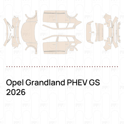 Pre-Cut PPF Opel Grandland PHEV GS 2026