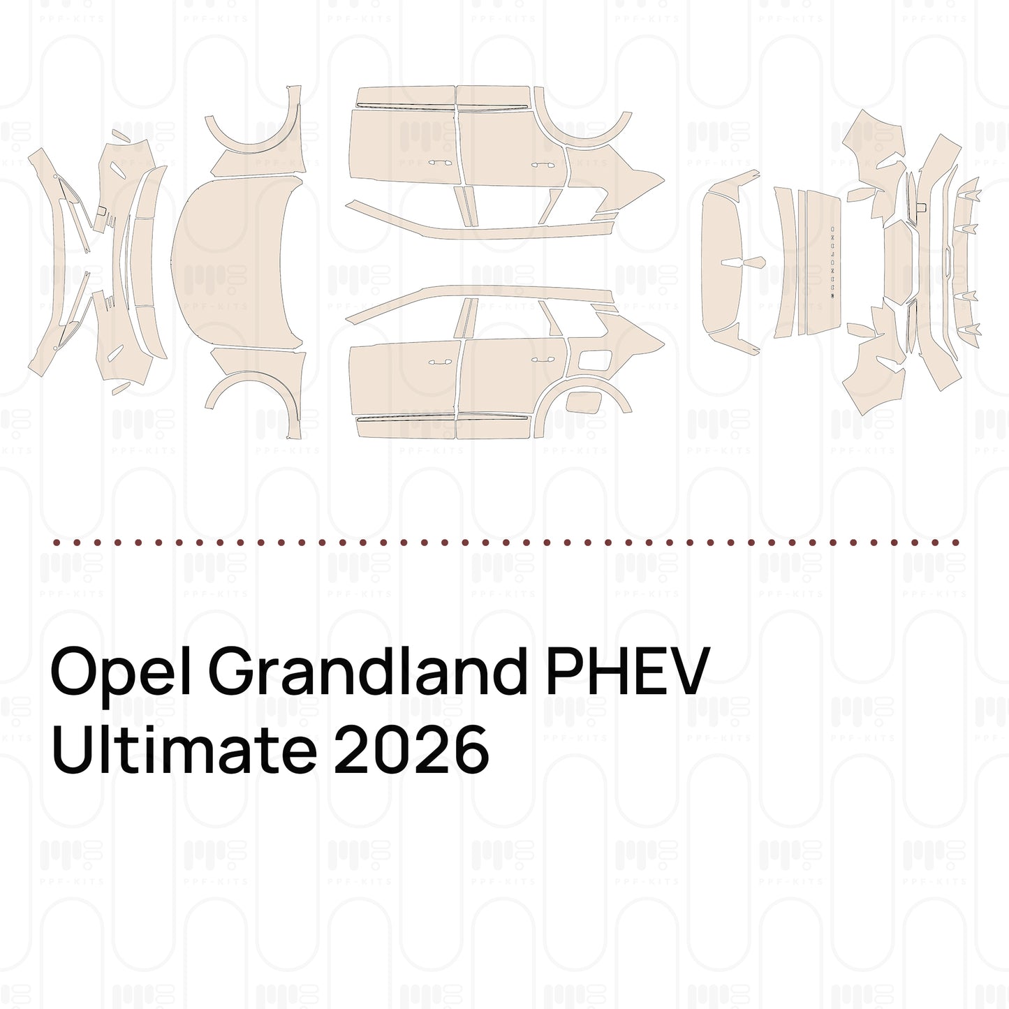 Pre-Cut PPF Opel Grandland PHEV Ultimate 2026