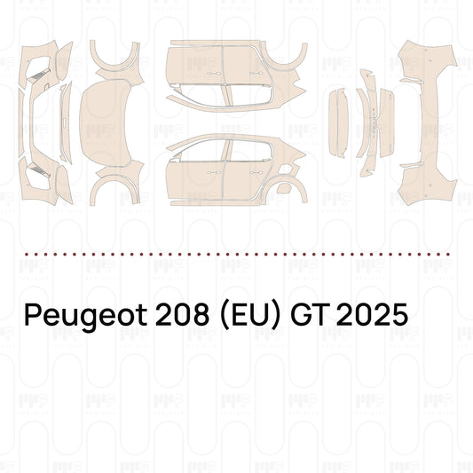 Pre-Cut PPF Peugeot 208 (EU) GT 2025