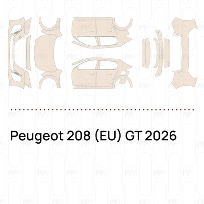 Pre-Cut PPF Peugeot 208 (EU) GT 2026