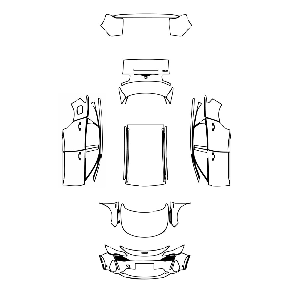 Pre-Cut PPF Peugeot 3008 (EU) Active 2021 - PPF-Kits