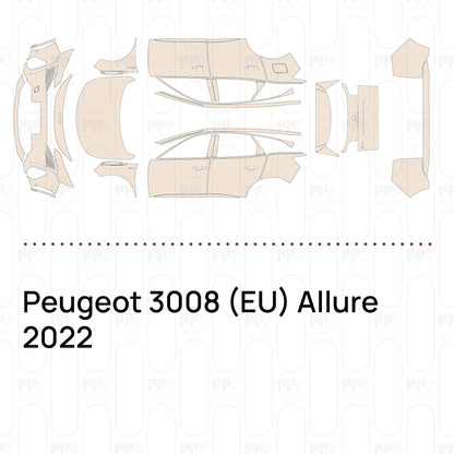 Pre-Cut PPF Peugeot 3008 (EU) Allure 2022