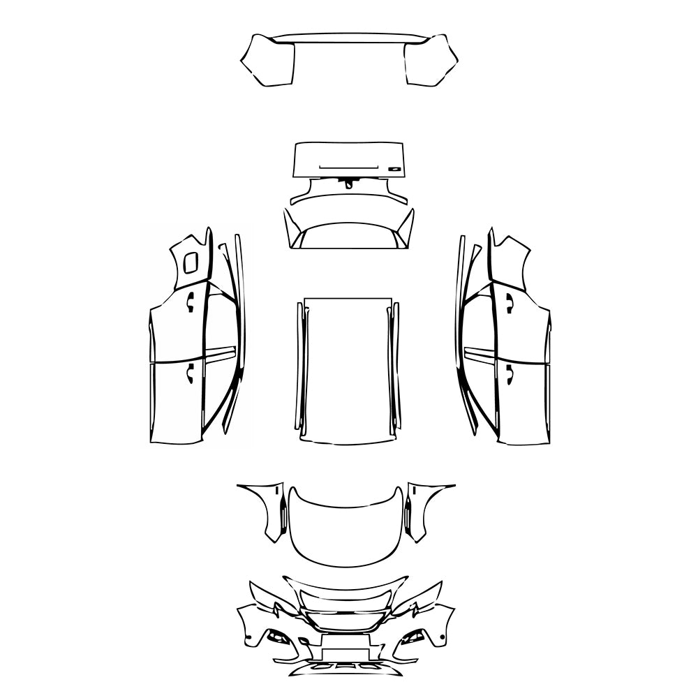 Pre-Cut PPF Peugeot 3008 (EU) GT 2019 - PPF-Kits