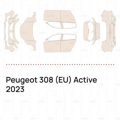 Pre-Cut PPF Peugeot 308 (EU) Active 2023