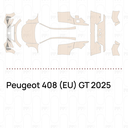 Pre-Cut PPF Peugeot 408 (EU) GT 2025