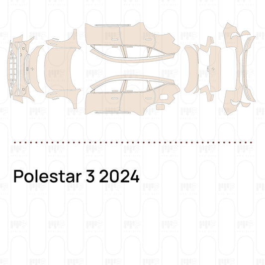Pre-Cut PPF Polestar 3 2024