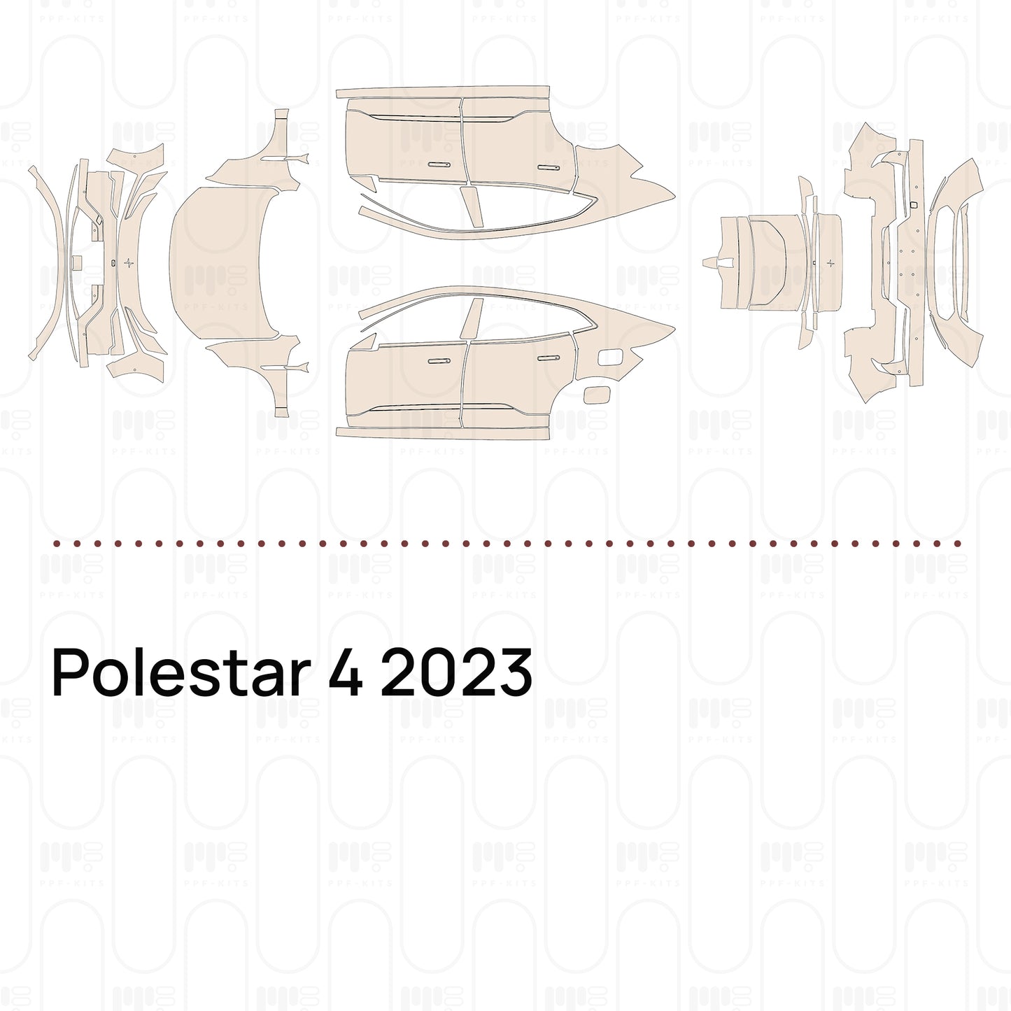 Pre-Cut PPF Polestar 4 2023
