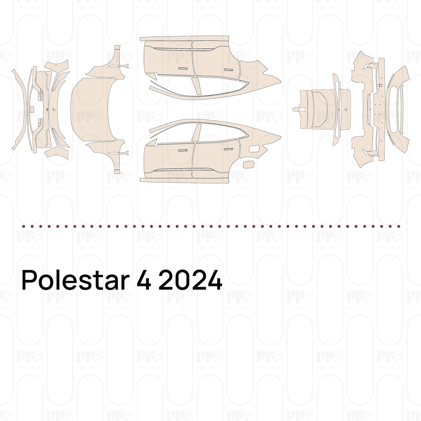Pre-Cut PPF Polestar 4 2024