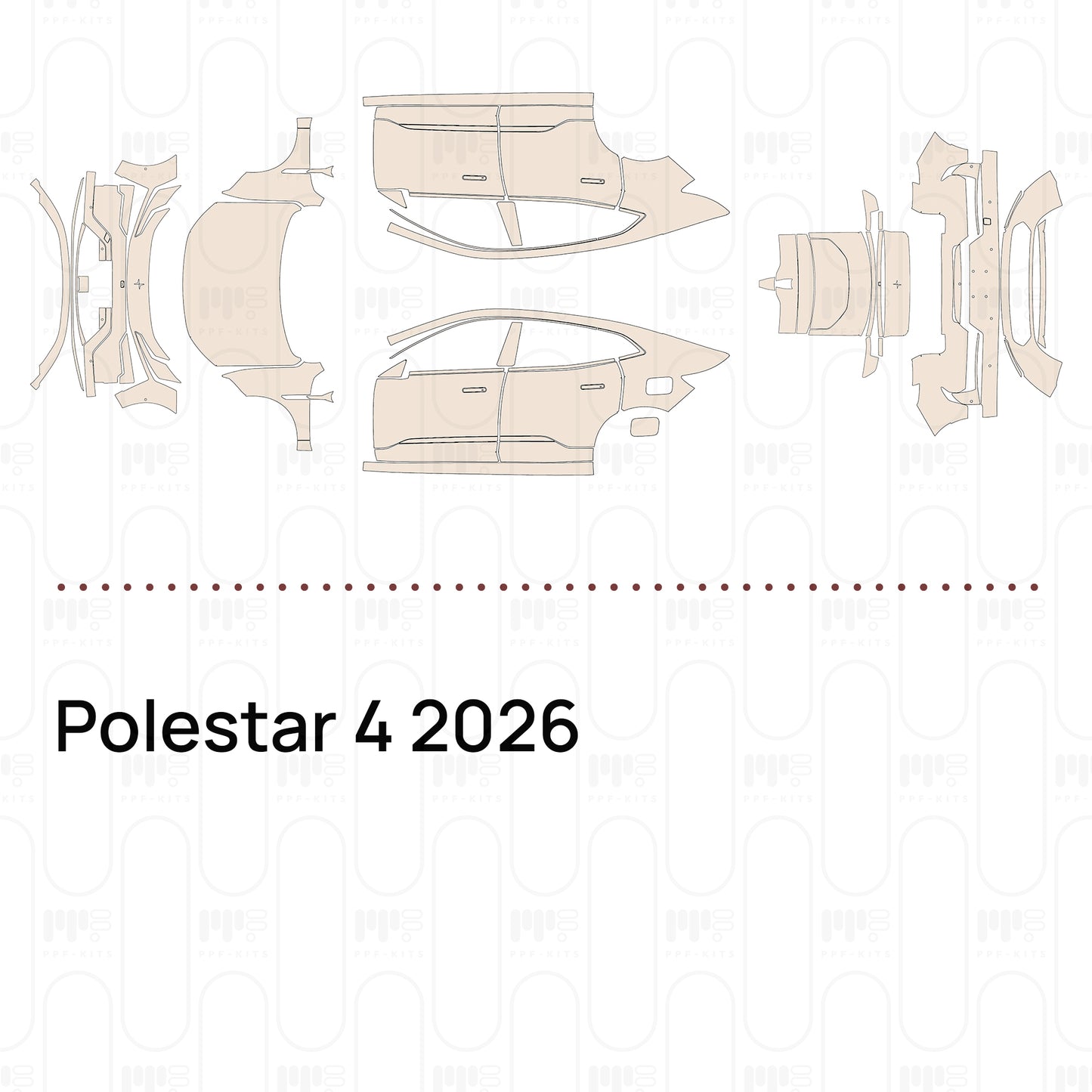 Pre-Cut PPF Polestar 4 2026