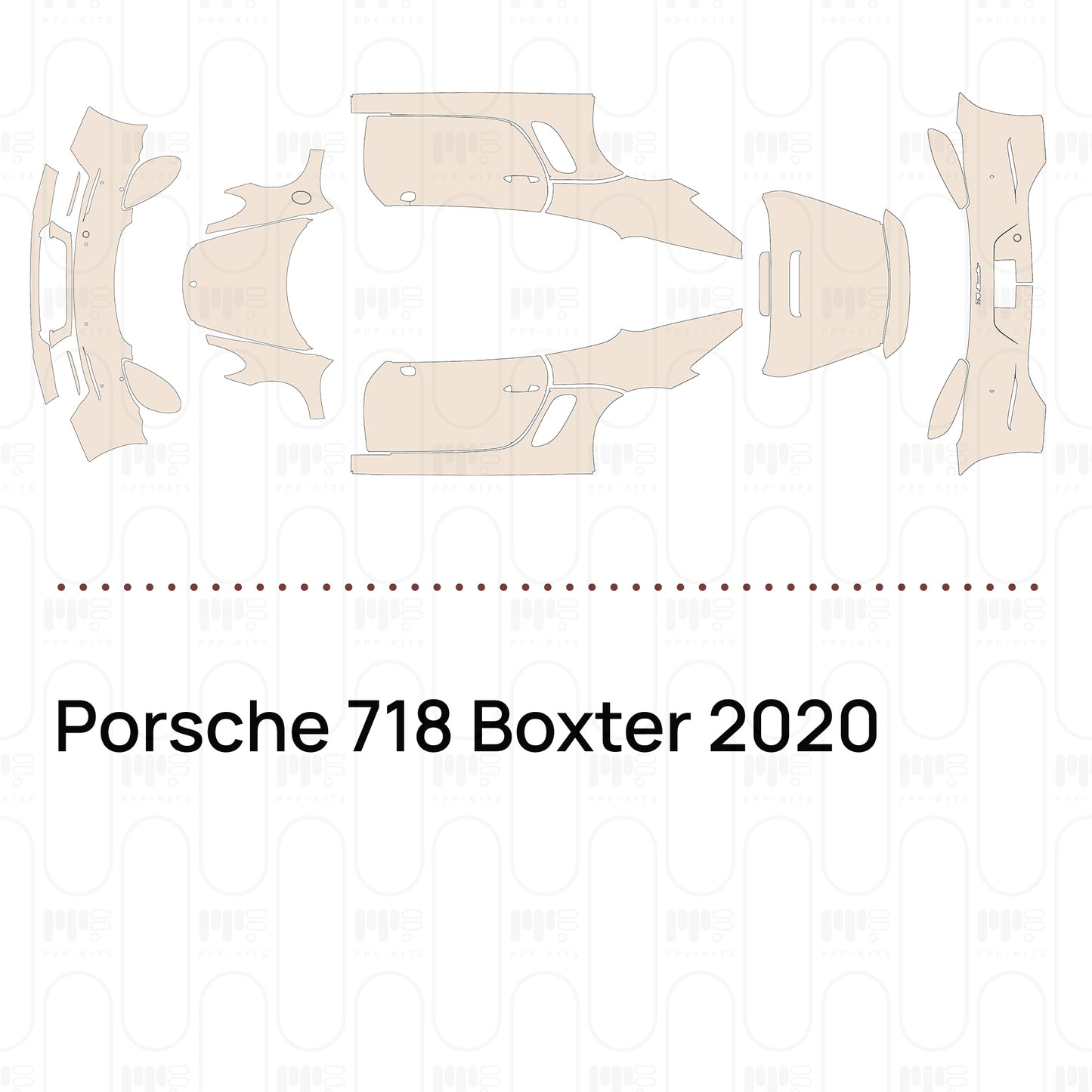 Pre-Cut PPF Porsche 718 Boxter 2020