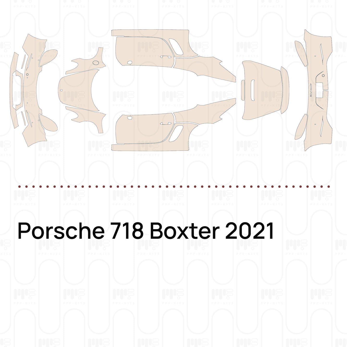 Pre-Cut PPF Porsche 718 Boxter 2021