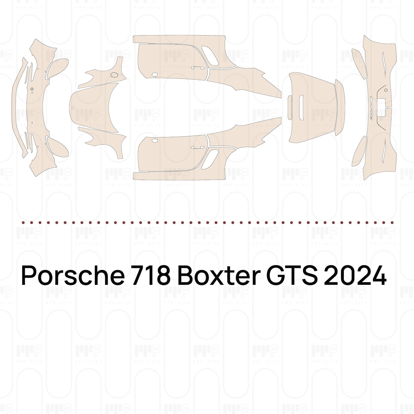 Pre-Cut PPF Porsche 718 Boxter GTS 2024