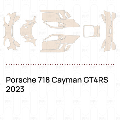 Pre-Cut PPF Porsche 718 Cayman GT4RS 2023