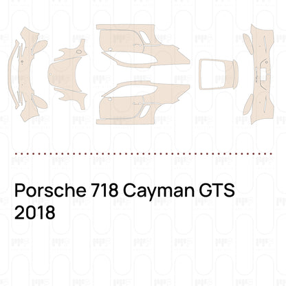 Pre-Cut PPF Porsche 718 Cayman GTS 2018