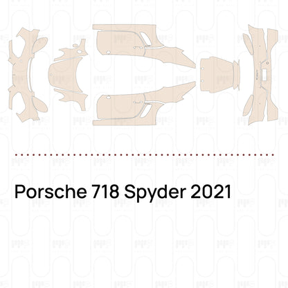 Pre-Cut PPF Porsche 718 Spyder 2021