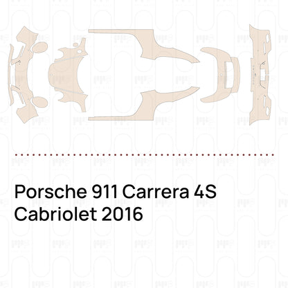 Pre-Cut PPF Porsche 911 Carrera 4S Cabriolet 2016