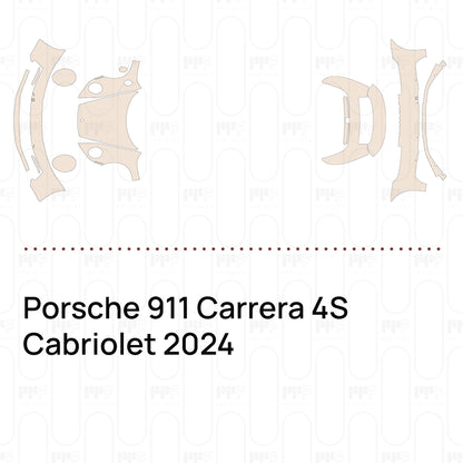 Pre-Cut PPF Porsche 911 Carrera 4S Cabriolet 2024