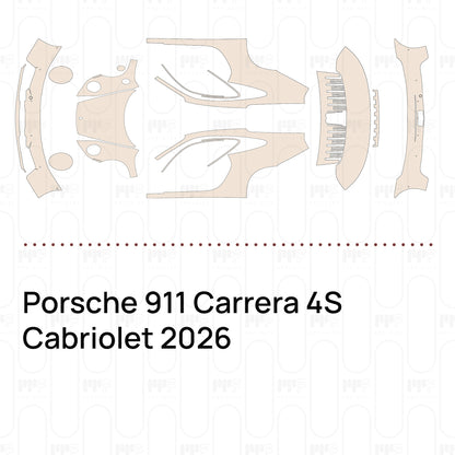 Pre-Cut PPF Porsche 911 Carrera 4S Cabriolet 2026