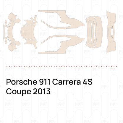 Pre-Cut PPF Porsche 911 Carrera 4S Coupe 2013