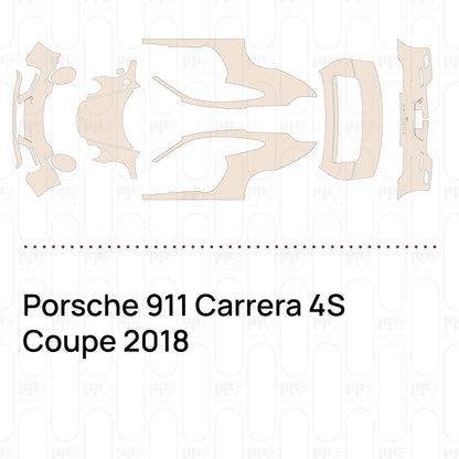 Pre-Cut PPF Porsche 911 Carrera 4S Coupe 2018