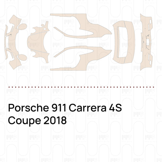 Pre-Cut PPF Porsche 911 Carrera 4S Coupe 2018