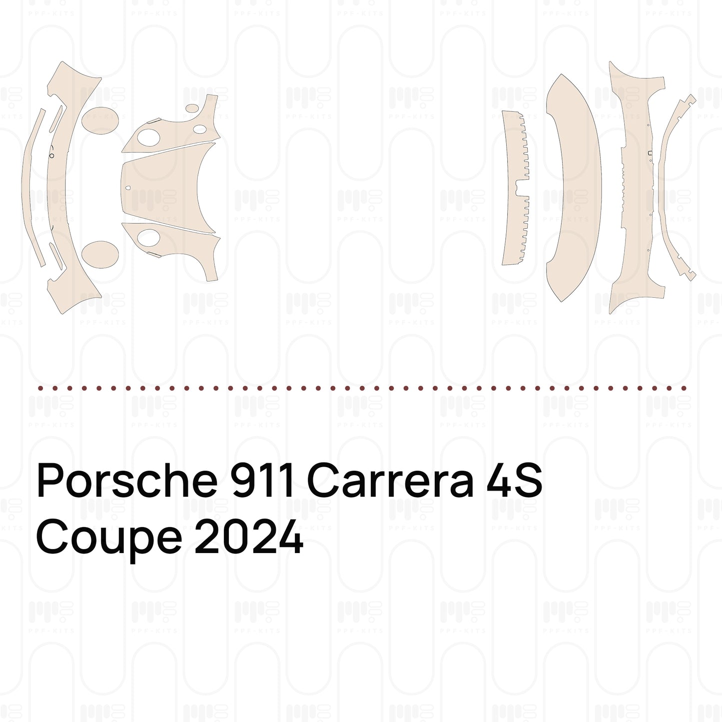Pre-Cut PPF Porsche 911 Carrera 4S Coupe 2024