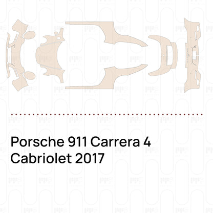 Pre-Cut PPF Porsche 911 Carrera 4 Cabriolet 2017