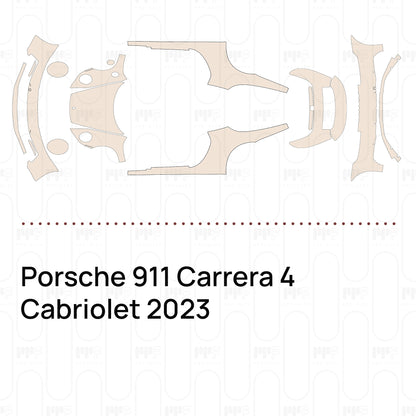 Pre-Cut PPF Porsche 911 Carrera 4 Cabriolet 2023
