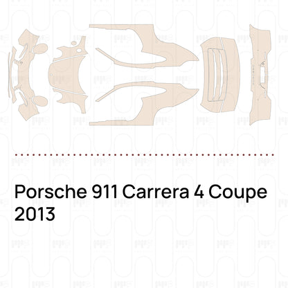 Pre-Cut PPF Porsche 911 Carrera 4 Coupe 2013