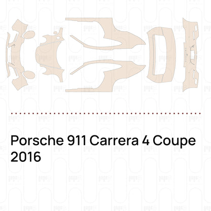 Pre-Cut PPF Porsche 911 Carrera 4 Coupe 2016