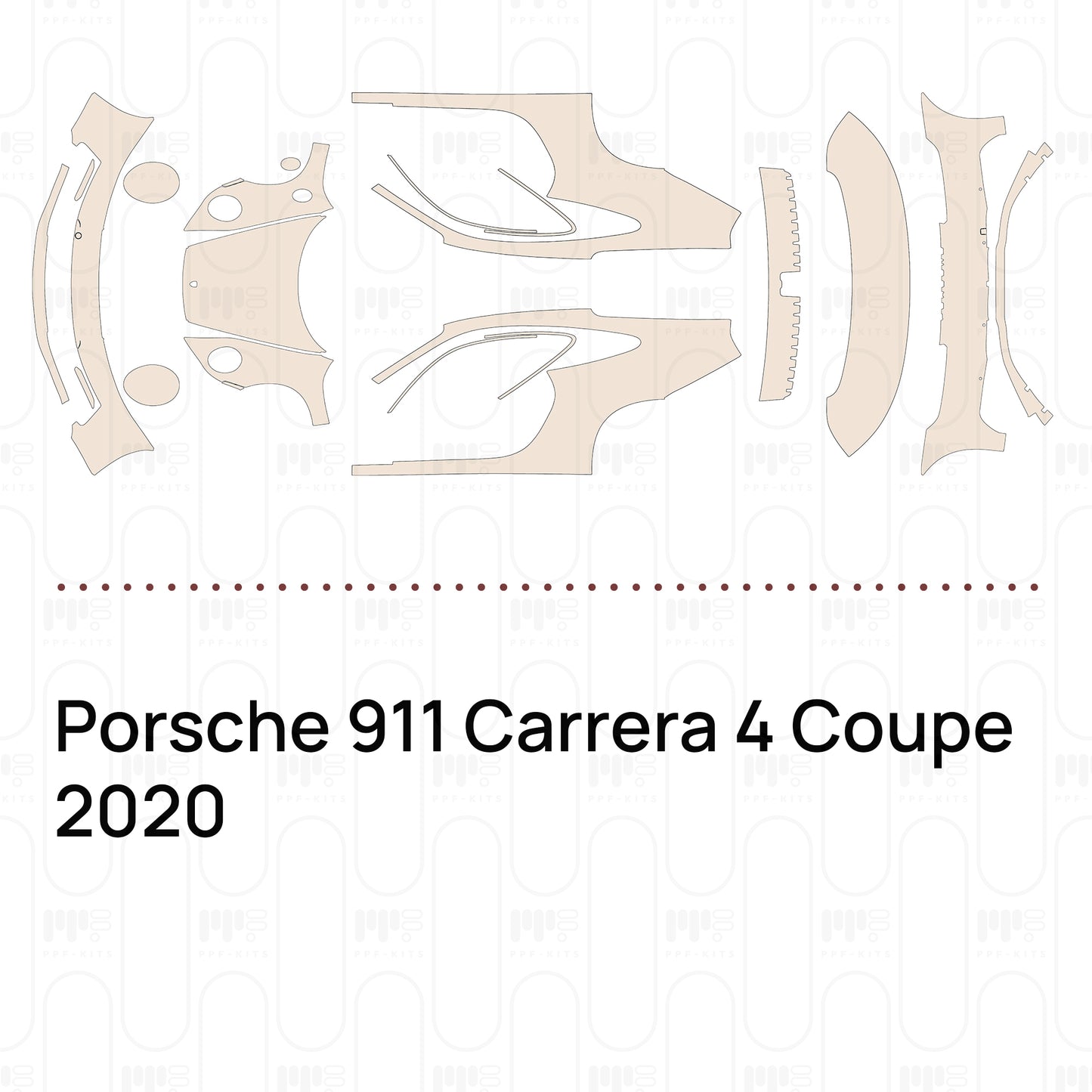 Pre-Cut PPF Porsche 911 Carrera 4 Coupe 2020