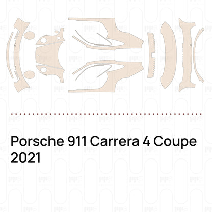 Pre-Cut PPF Porsche 911 Carrera 4 Coupe 2021