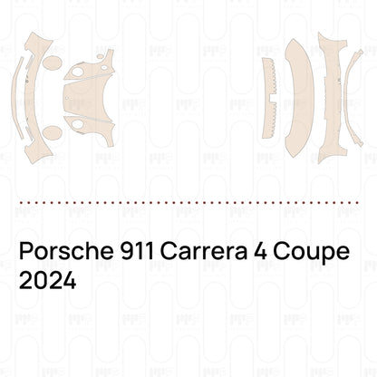 Pre-Cut PPF Porsche 911 Carrera 4 Coupe 2024