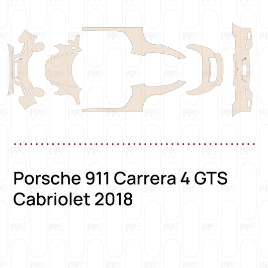 Pre-Cut PPF Porsche 911 Carrera 4 GTS Cabriolet 2018